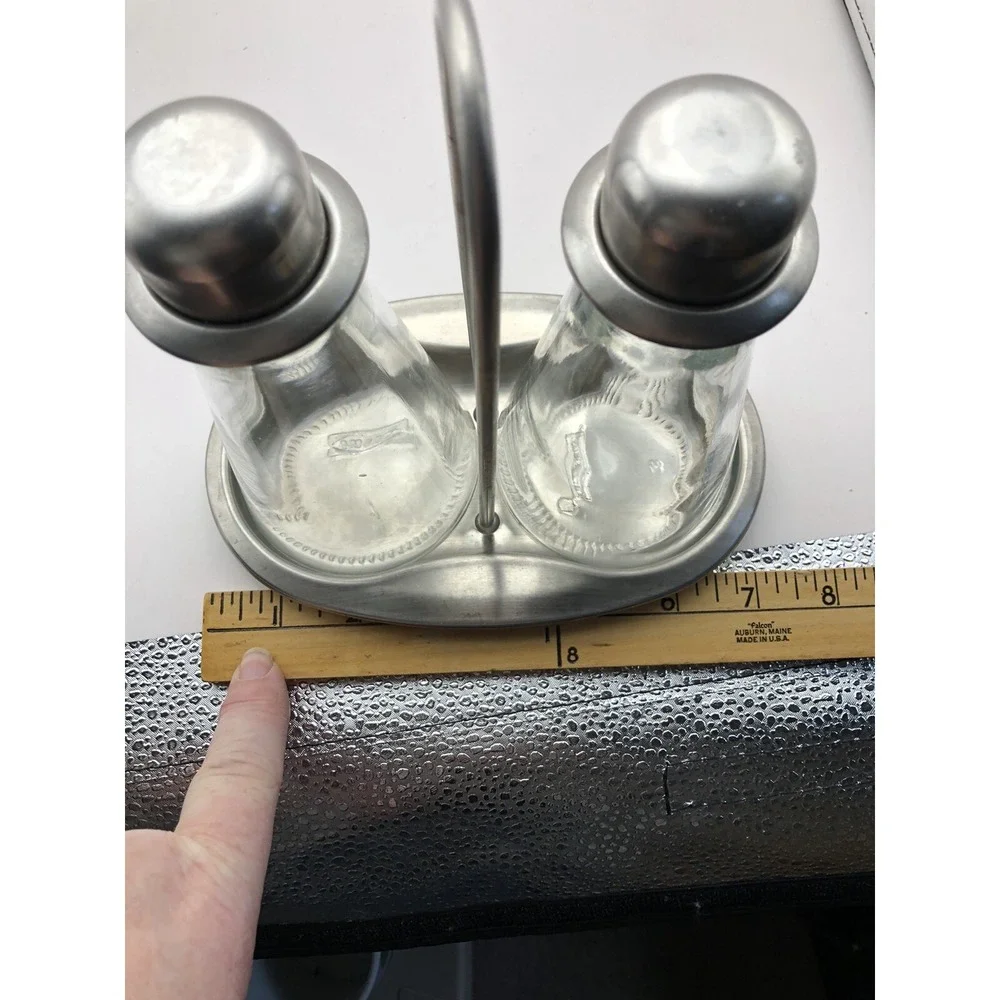 Oil And Vinegar Bottles With Holding Tray From Ikea